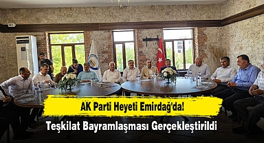 AK Parti Heyeti Emirdağ'da! Teşkilat Bayramlaşması Gerçekleştirildi