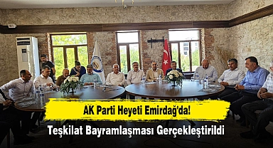 AK Parti Heyeti Emirdağ'da!  Teşkilat Bayramlaşması Gerçekleştirildi