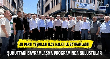 AK Parti Kurban Bayramı'nın Üçüncü Gününde Şuhut'ta Bayramlaşma Programlarına Devam Ediyor