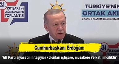 'AK Parti siyasetinin taşıyıcı kolonları iştişare, müzakere ve katılımcılıktır'