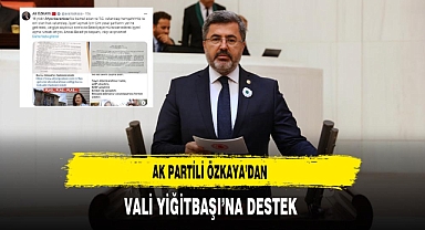 AK Partili Özkaya'dan Vali Yiğitbaşı'ya Destek