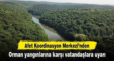 AKOM'dan orman yangınlarına karşı vatandaşlara uyarı