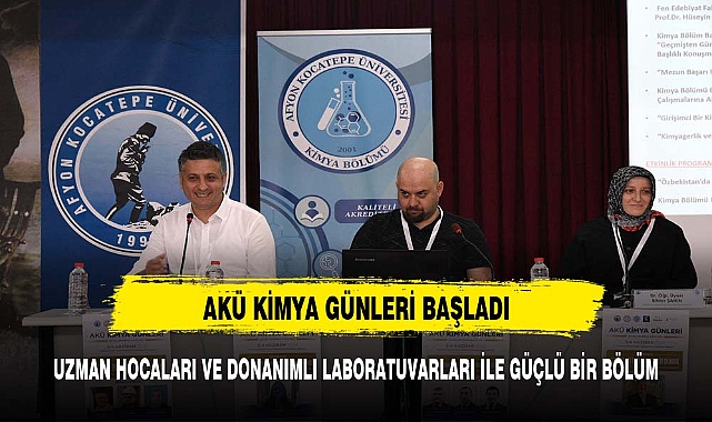 “AKÜ Kimya Günleri” Etkinliğinin Üçüncüsü Başladı