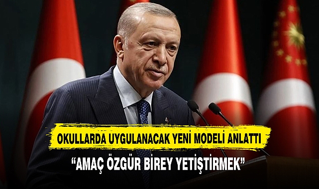 Amaç, özgür birey yetiştirmek"