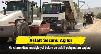 Asfalt Sezonu Açıldı: Havaların düzelmesiyle yol bakım ve asfalt çalışmaları başladı