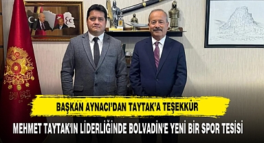 Başkan Aynacı’dan Taytak’a Teşekkür
