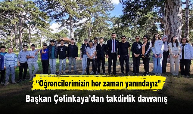 Başkan Çetinkaya'dan takdirlik davranış