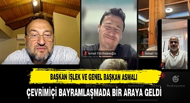 Başkan İşlek Çevrimiçi Bayramlaşmada Genel Başkan Asmalı'yla Bir Araya Geldi
