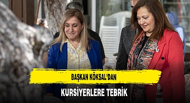 Başkan Köksal'dan Kursiyerlere Tebrik
