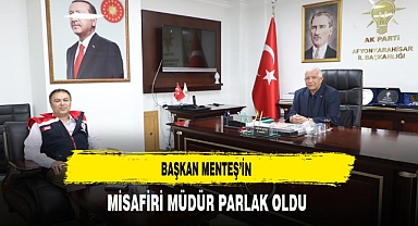 Başkan Menteş'in Misafiri Müdür Parlak Oldu