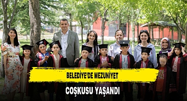 Belediye'de Mezuniyet Coşkusu Yaşandı