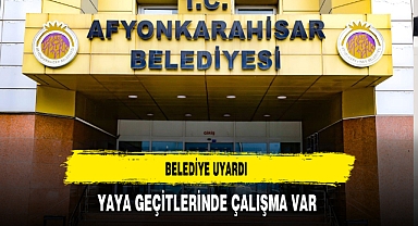 Belediye Uyardı Yaya Geçitlerinde Çalışma Var Sürücüler Dikkat