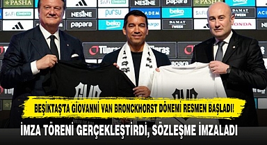 Beşiktaş'ta Giovanni Van Bronckhorst Dönemi Resmen Başladı!