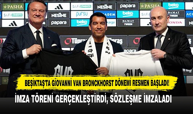 Beşiktaş'ta Giovanni Van Bronckhorst Dönemi Resmen Başladı!