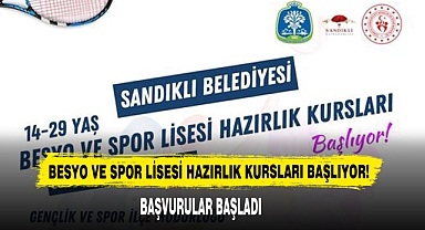 BESYO Ve Spor Lisesi Hazırlık Kursları Başlıyor!
