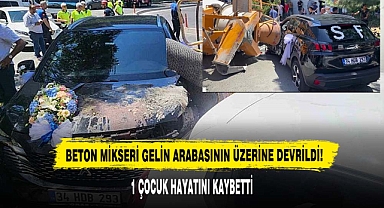 Beton Mikseri Gelin Arabasının Üzerine Devrildi: 1 Ölü