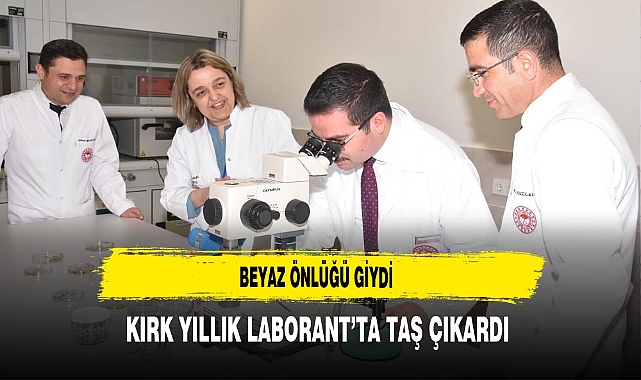 Beyaz Önlüğü Giydi Kırk Yıllık Laborant'ta Taş Çıkardı