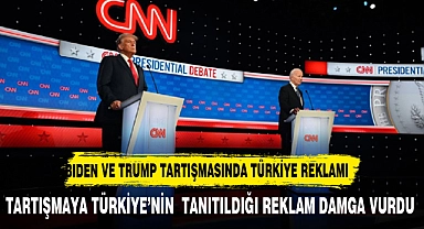 Biden ve Trump'ın canlı yayındaki tartışmasına Türkiye'nin tanıtımının yapıldığı reklam damgasını vurdu