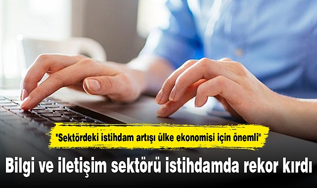 Bilgi ve iletişim sektörü istihdamda rekor kırdı