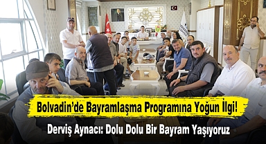 Bolvadin’de Bayramlaşma Programına Yoğun İlgi!