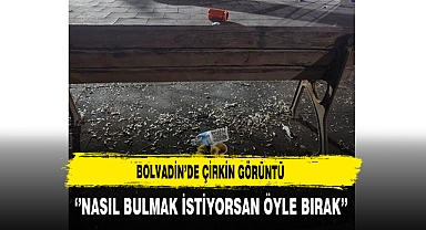 Bolvadin'de Çirkin Görüntü ''Nasıl Bulmak İstiyorsan Öyle Bırak''