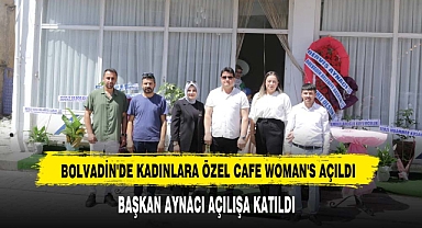Bolvadin'de Kadınlara Özel Cafe Woman's Açıldı