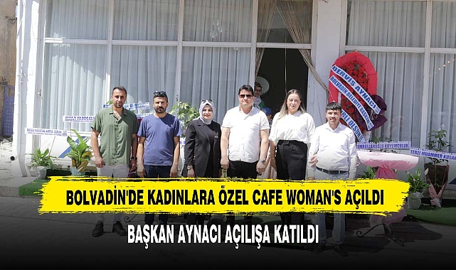 Bolvadin'de Kadınlara Özel Cafe Woman's Açıldı