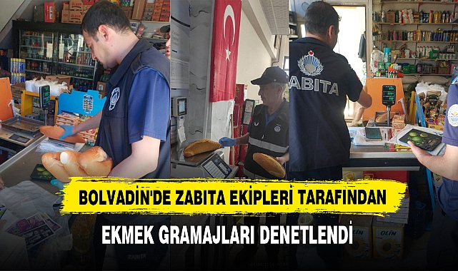 Bolvadin'de Zabıta Ekipleri Tarafından Ekmek Gramajları Denetlendi
