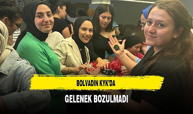 Bolvadin KYK'da Gelenek Bozulmadı