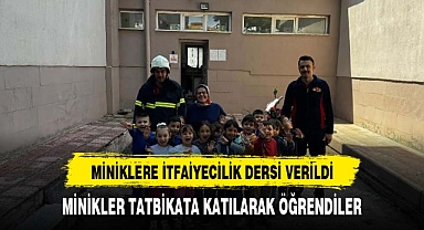 BOLVADİNLİ MİNİKLERDEN ANLAMLI TATBİKAT