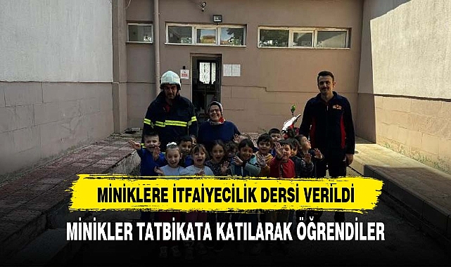 BOLVADİNLİ MİNİKLERDEN ANLAMLI TATBİKAT