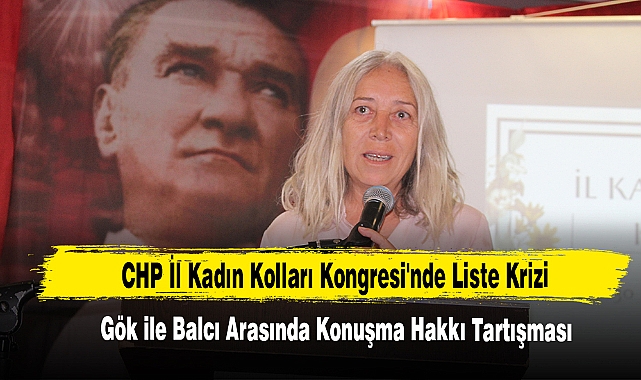 CHP İl Kadın Kolları Kongresi'nde Kısa Süreli Gerginlik