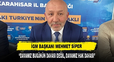 “Davamız Bugünün Davası Değil, Davamız Hak Davası”