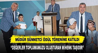 "Değerler Toplumumuzu Oluşturan Mihenk Taşıdır"