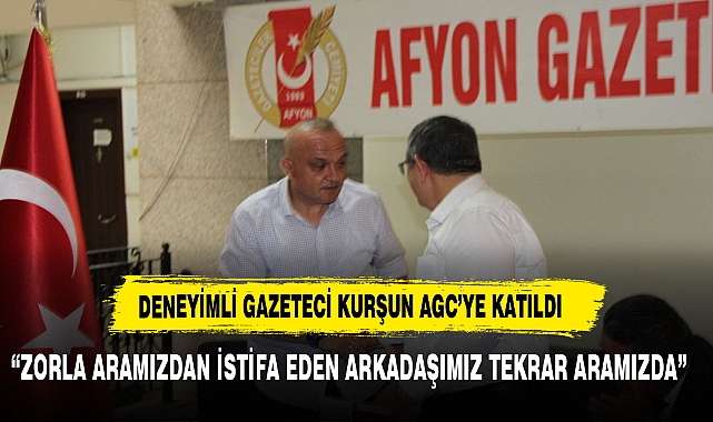 DENEYİMLİ GAZETECİ KURŞUN AGC’YE KATILDI