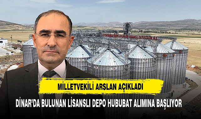 Dinar’da Bulunan Lisanslı Depo Hububat Alımına Başlıyor