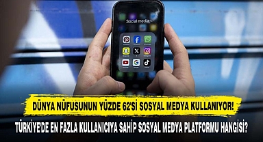 Dünya Nüfusunun Yüzde 62'si Sosyal Medya Kullanıyor!