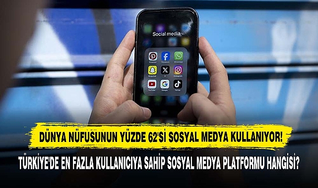 Dünya Nüfusunun Yüzde 62'si Sosyal Medya Kullanıyor!