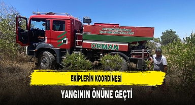 Ekiplerin Koordinesi Yangının Önüne Geçti