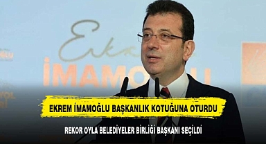 Ekrem İmamoğlu, Türkiye Belediyeler Birliği Başkanı Seçildi