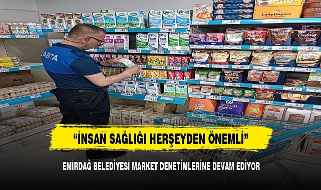 Emirdağ Belediyesi Market Denetimlerine Devam Ediyor