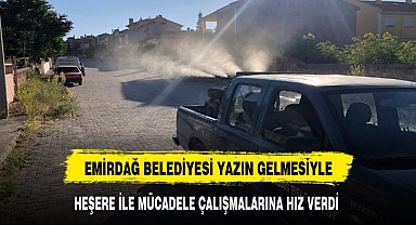 EMİRDAĞ BELEDİYESİ YAZIN GELMESİYLE ÇALIŞMALARA HIZ VERDİ