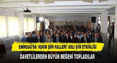 Emirdağ’da ‘Aşkın Şiir Halleri’ Adlı Şiir Etkinliği