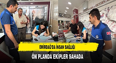 Emirdağ’da İnsan Sağlığı Ön Planda Ekipler Sahada