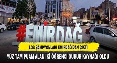 EMİRDAĞ'DAN LGS'DE BÜYÜK BAŞARI