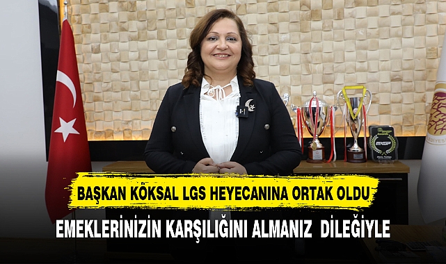 "HAYAL ETTİĞİNİZ GELECEĞE KAVUŞMANIZ DİLEĞİYLE" DİYEREK DESTEĞİNİ BELİRTTİ
