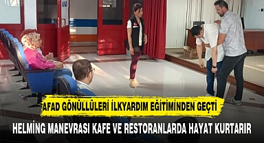 HELMİNG MANEVRASI KAFE VE RESTORANLARDA HAYAT KURTARIR