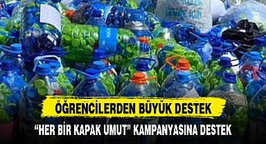 "HER BİR KAPAK UMUT" KAMPANYASINA DESTEK