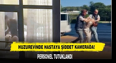 Huzurevinde Hastaya Şiddet Kamerada!