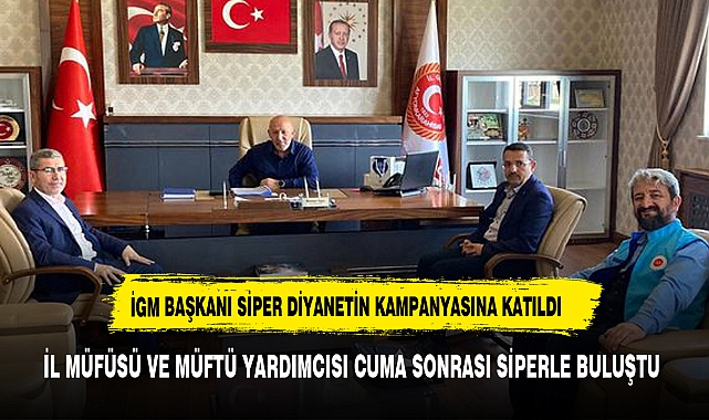 İGM BAŞKANI SİPER DİYANETİN KURBAN KAMPANYASINA KATILDI